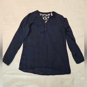 Navy Blouse Womans